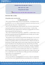 Đề thi giữa kì 2 Văn 9 - Đề số 4